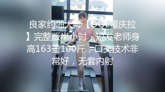 良家约啪大师【DQL董庆拉】完整版半小时，短发老师身高163重100斤，口交技术非常好，无套内射